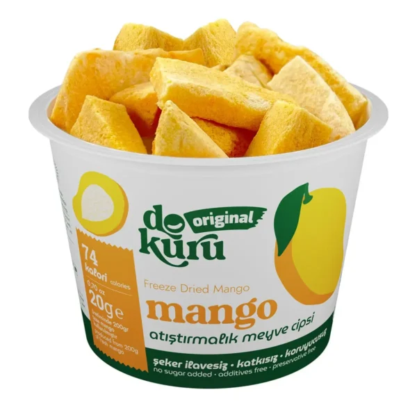 Dokuru Freeze-Dry Mango Meyve Cipsleri