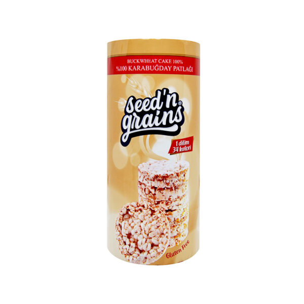 Seed'n Grains Glutensiz Karabuğday Patlağı 125 gr