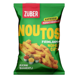 Noutos Kajun Baharatlı Nohut Cipsi 55g