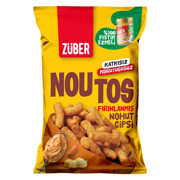 Noutos Nohut Cipsi %100 Yer Fıstığı Ezmeli 55gr