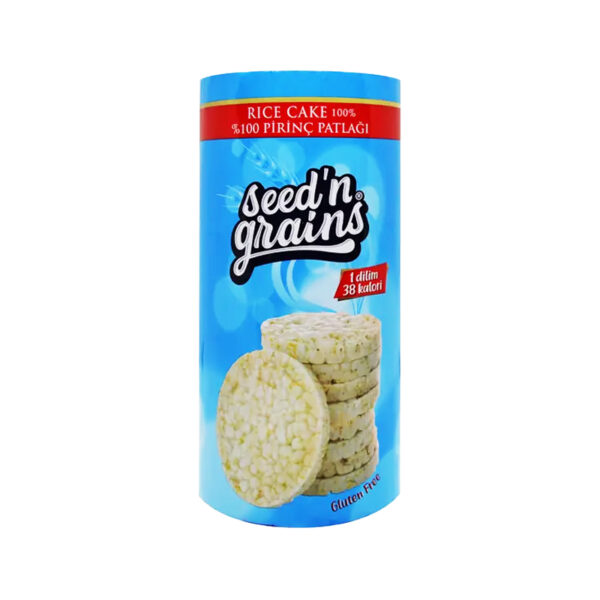 Seed'n Grains Rice Cake Pirinç Patlağı 135 gr
