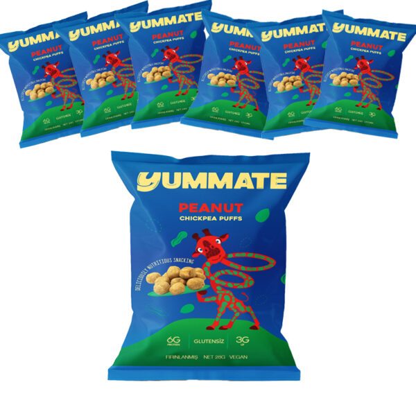 Yummate Yer Fıstığı Aromalı Nohut Cips X 6