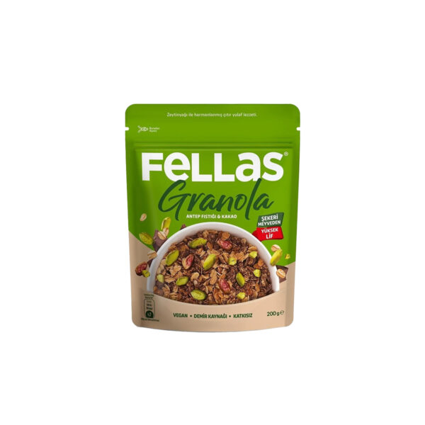 Fellas Granola - Antep Fıstığı & Kakao 200g