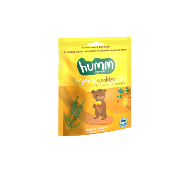 Humm Organic Organik Ballı ve Kinoalı Kurabiye - 55g