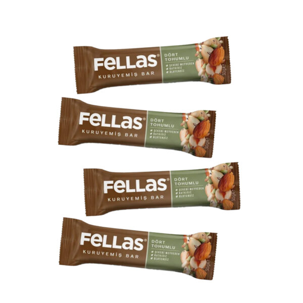 Fellas Dört Tohumlu Kuruyemiş Bar 30g