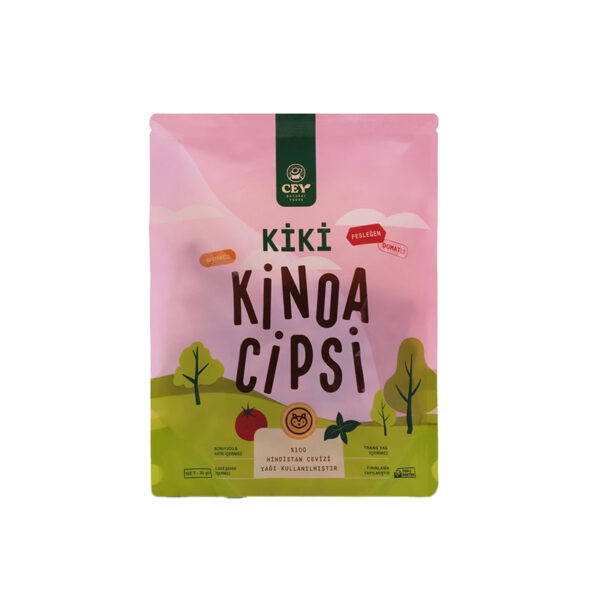 Cey Natural Foods Kiki Kinoa Cipsi (Domates & Fesleğen) 30 g