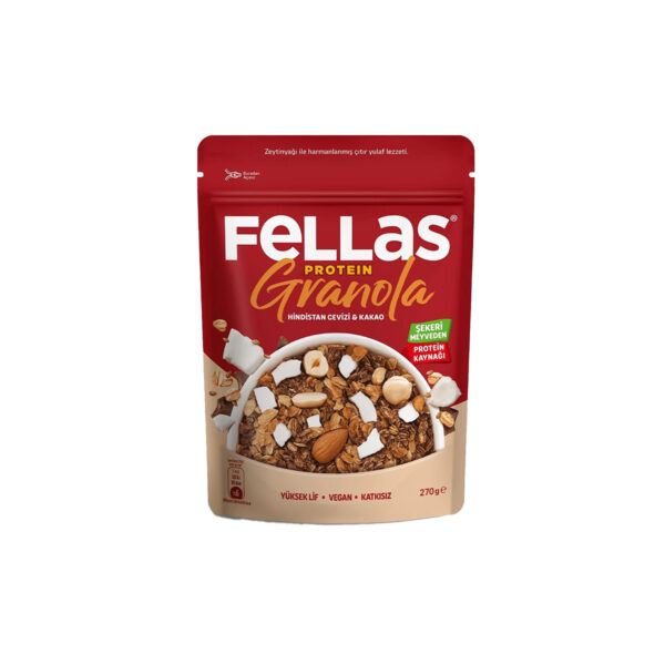 Fellas Protein Granola - Hindistan Cevizi & Kakao 270g