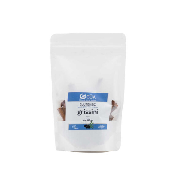 Glutensiz Ürünler Atölyesi Grissini - Zeytinli 80g