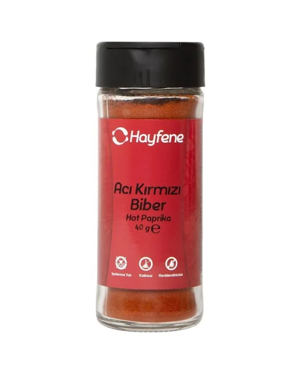 Hayfene Acı Kırmızı Toz Biber 40 gr