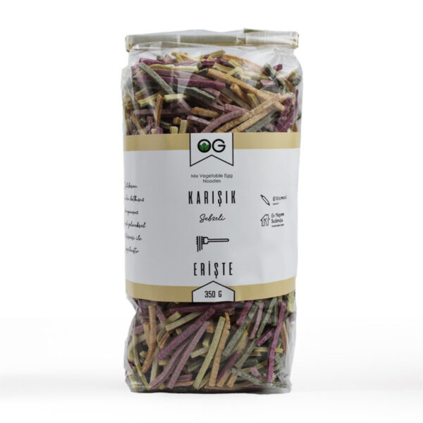 Karışık Sebzeli Ev Eriştesi 350 Gr