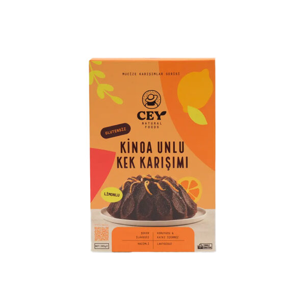 Cey Natural Foods Kinoa Unlu Limonlu Kek Karışımı 265 g