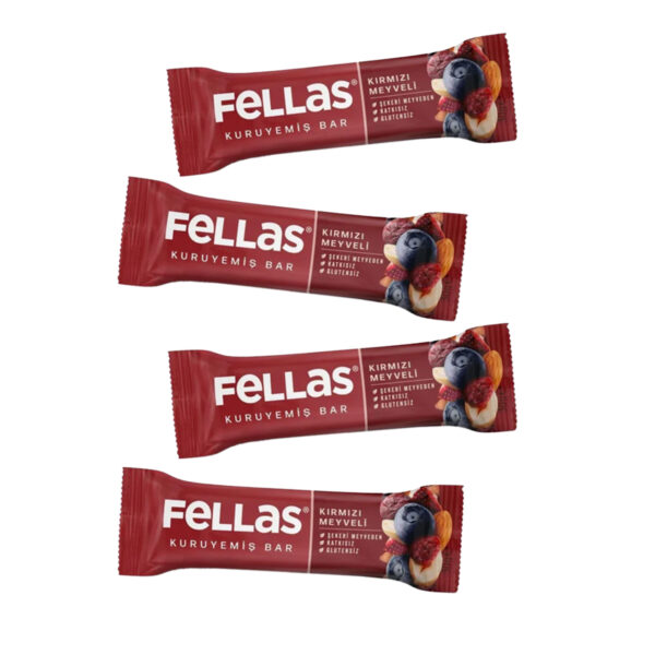 Fellas Kırmızı Meyveli Kuruyemiş Bar 30g