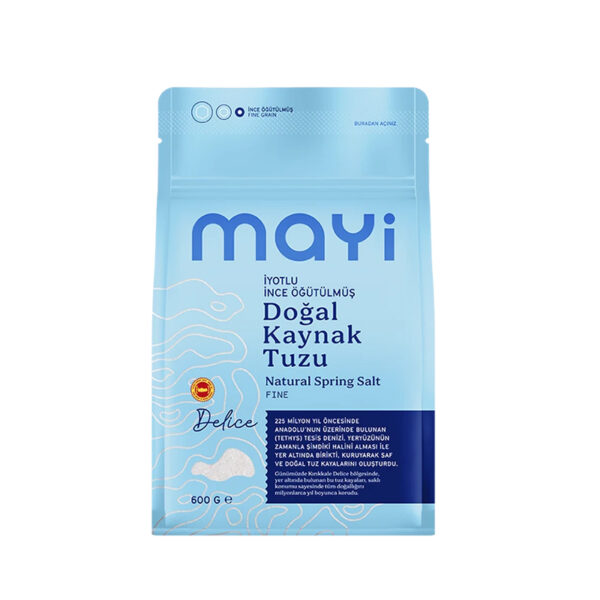Mayi Öğütülmüş Sofra Tuzu 600 Gr (İyot İlaveli)