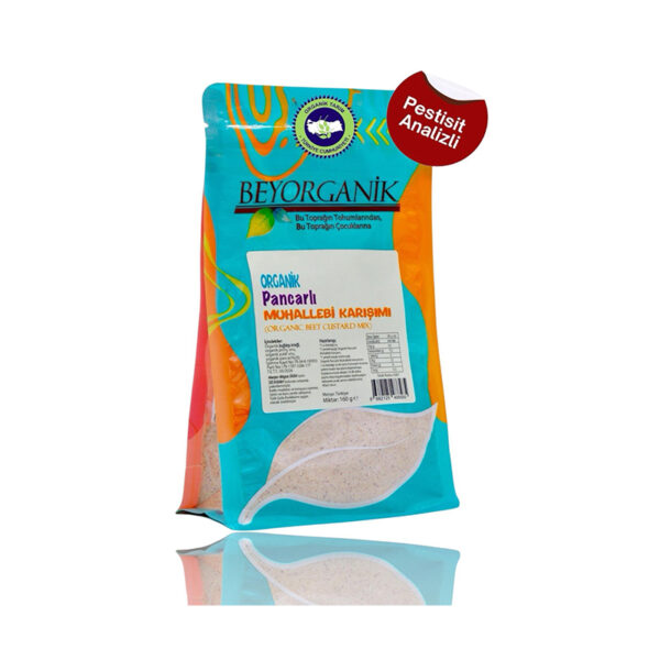 Beyorganik Organik Pancarlı Muhallebi Karışımı 160gr +6 ay