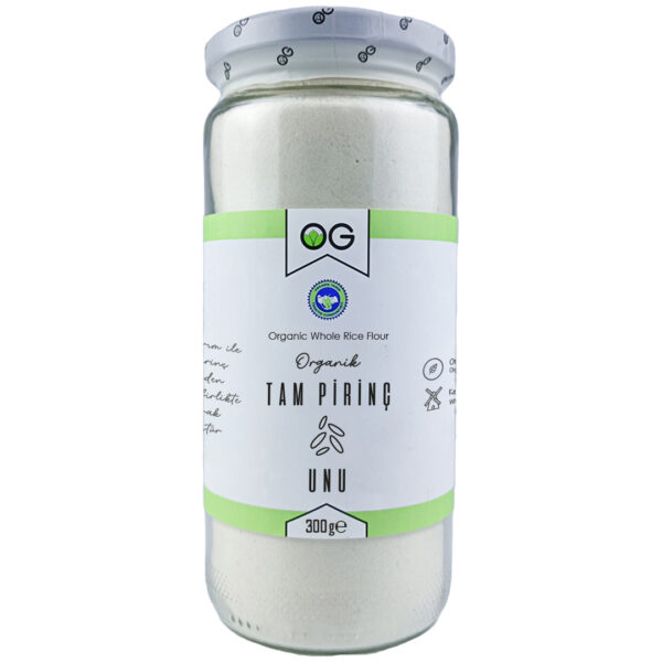 Organik Tam Pirinç Unu 300 Gr