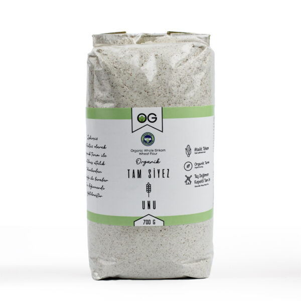 Organik Tam Siyez Unu 700 Gr