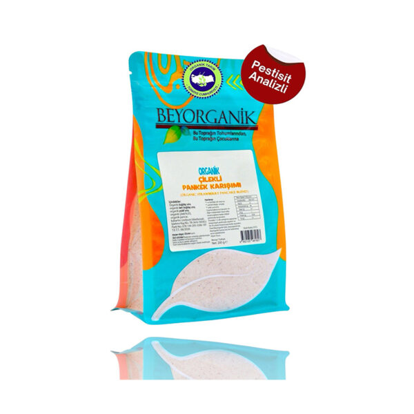 Beyorganik Organik Çilekli Pancake Karışımı 200gr +12ay