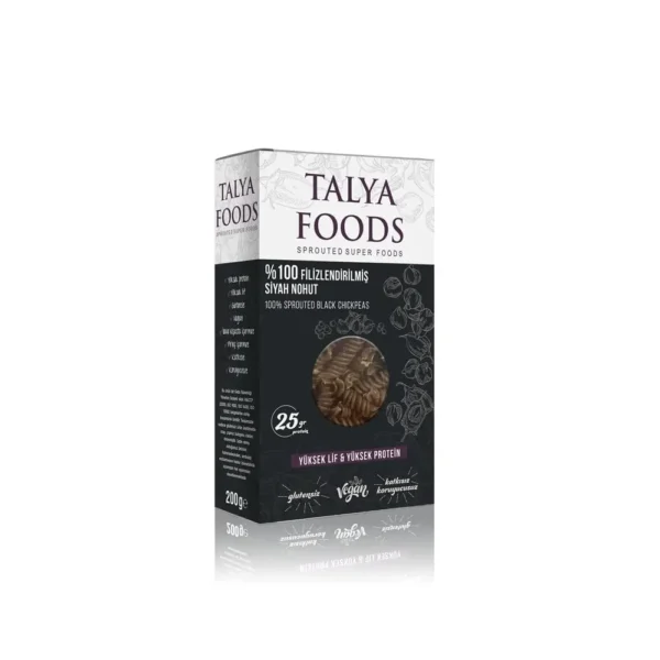 Talya Foods Glutensiz Siyah Nohut Makarnası 200g