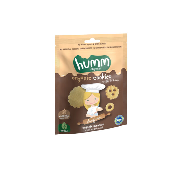 Humm Organic Organik Vegan Tahinli ve Pekmezli Kurabiye - 55g