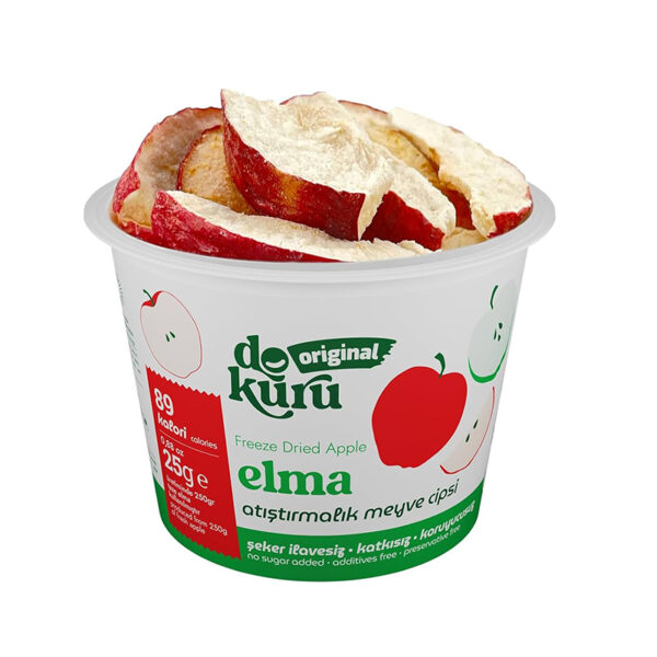 Dokuru Freeze-Dry Elma Meyve Cipsleri