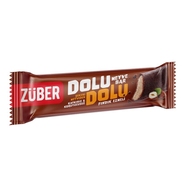 Züber - Dolu Dolu Meyve Bar Fındık Ezmeli 30 g