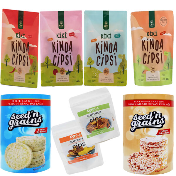 Glutensiz - Sağlıklı Cips Atıştırmalık Paketi
