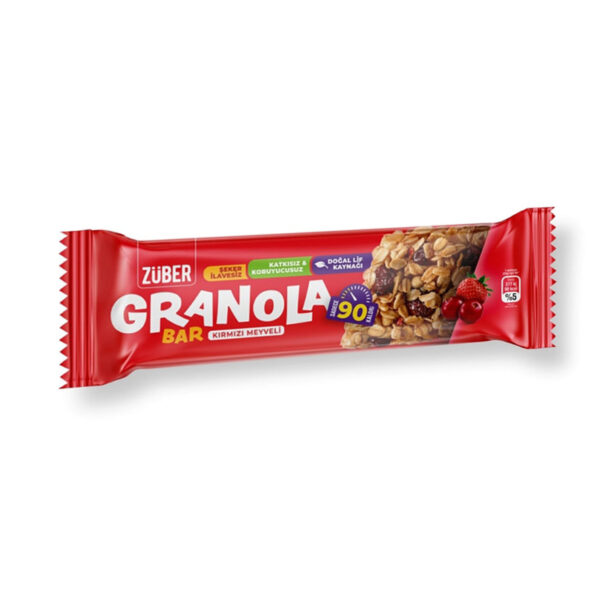 Züber - Kırmızı Granola Bar 25 G