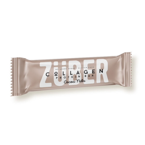 Züber - Kakao Çekirdekli Kolajen Proteinli Bar 35 g